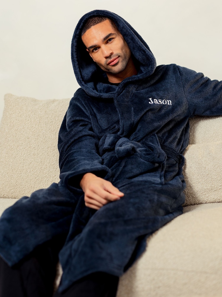 Personalised Two Tone Maxi Dressing Gown By Lulabay - Image 1 of 1