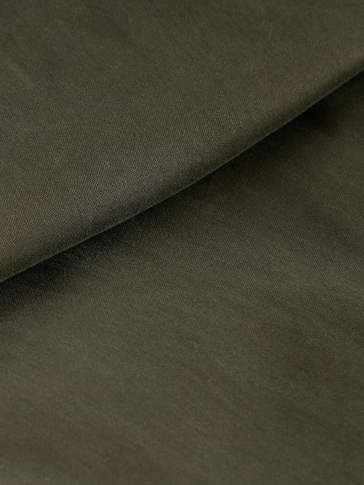Khaki Green Regular Fit Soft Touch Utility Cargo Trousers - Image 11 of 11