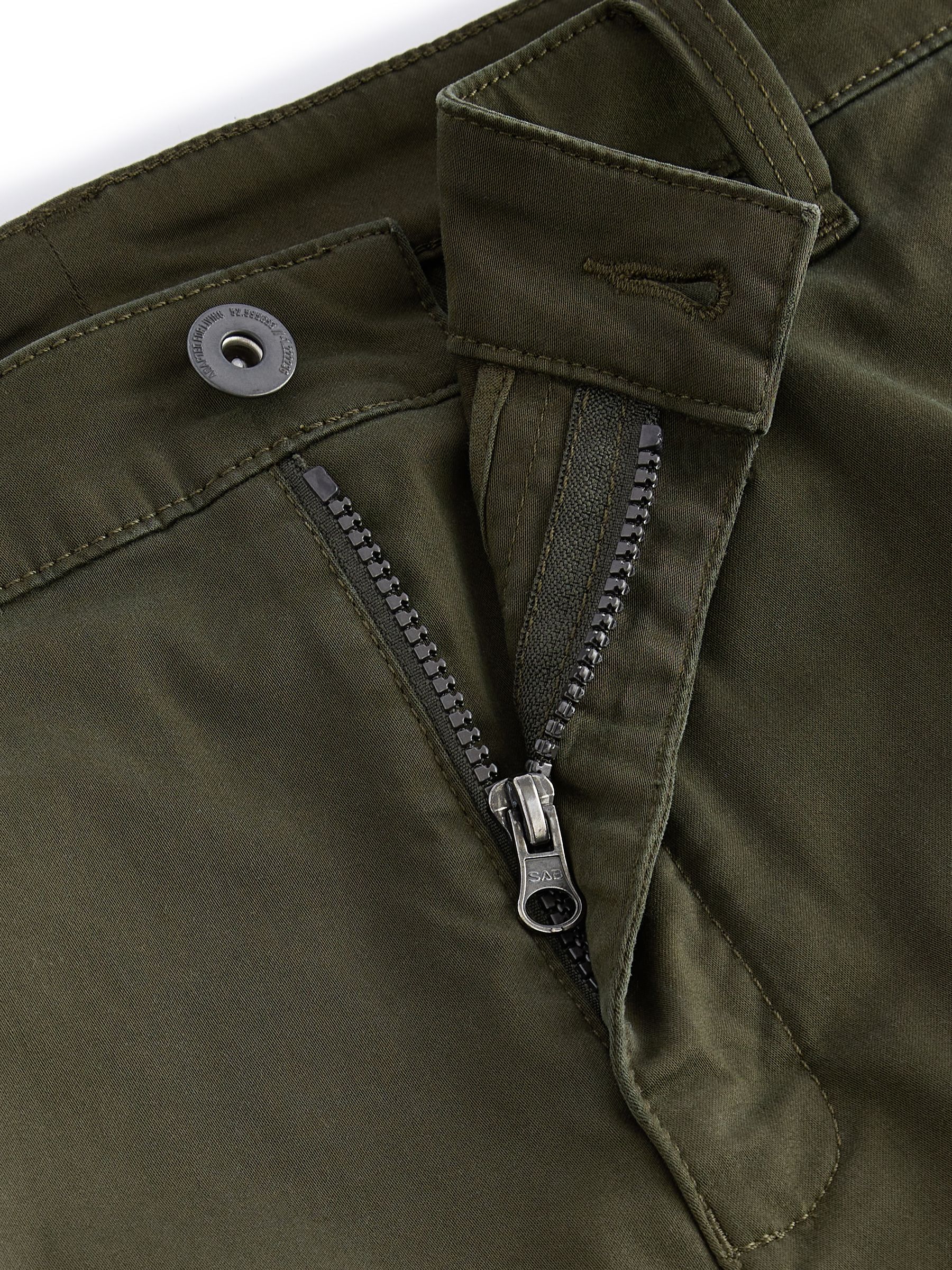 Buy Khaki Green Regular Fit Soft Touch Utility Cargo