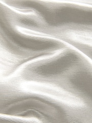 Silver Ruched Satin Crinkle Midi Dress - Image 5 of 5