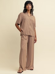 Nobodys Child Narla Brown Shirt - Image 5 of 10