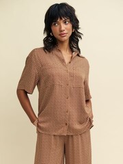 Nobodys Child Narla Brown Shirt - Image 7 of 10