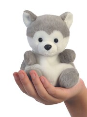 Aurora World Palm Pals Busky Husky Plush Toy - Image 2 of 5