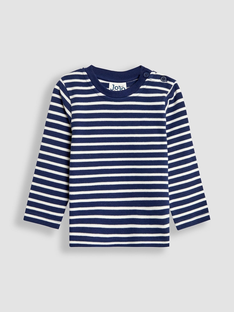 Käfer-Print, Stone - JoJo Maman Bébé Long Sleeve 2-Pack Tops - Bild 2 von 5