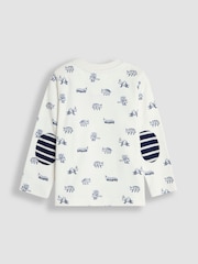 Käfer-Print, Stone - JoJo Maman Bébé Long Sleeve 2-Pack Tops - Bild 5 von 5