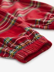 Red Baby Check Bear Single 100% Cotton Pyjamas (12mths-8yrs) - Image 6 of 7