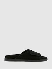 Schuh Samuel One Strap Black Sandals - Image 1 of 4