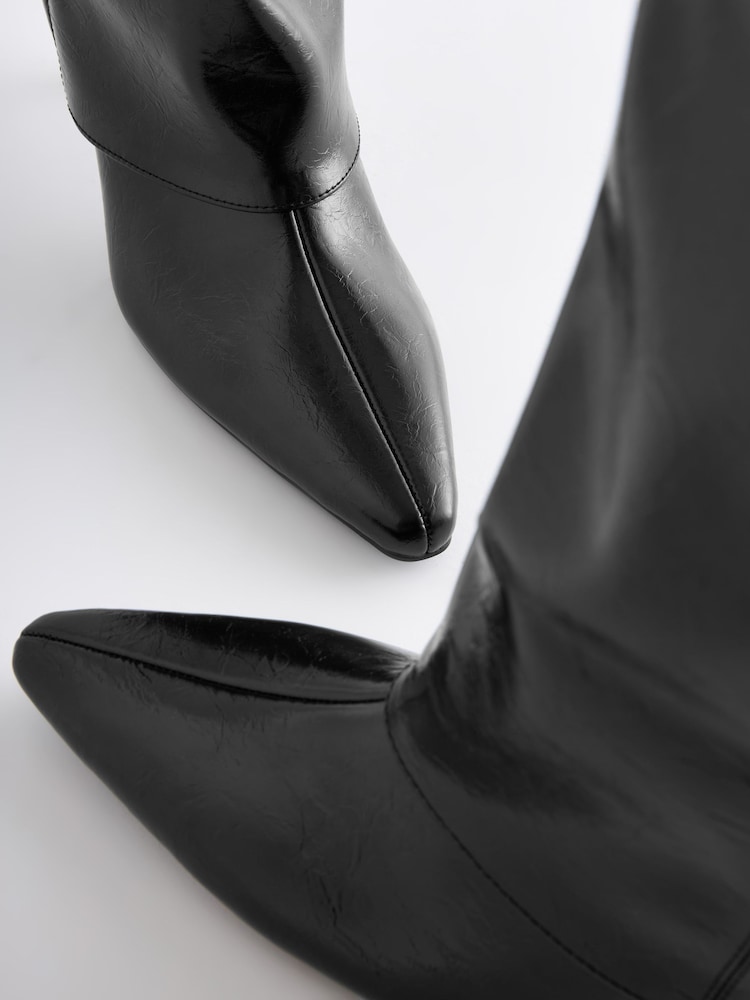Schwarz - Forever Comfort® kniehohe Stiefel mit Bündchen - Bild 5 von 5 Schwarz - Forever Comfort® kniehohe Stiefel mit Bündchen - Bild 5 von 5
