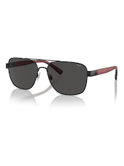 Polo Ralph Lauren Black Pillow Sunglasses - Image 2 of 5