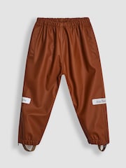 JoJo Maman Bébé Brown Bug 2 Piece Waterproof Trouser And Jacket Set - Image 3 of 10
