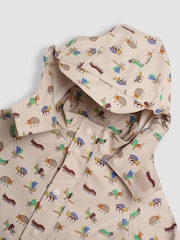 JoJo Maman Bébé Brown Bug 2 Piece Waterproof Trouser And Jacket Set - Image 6 of 10
