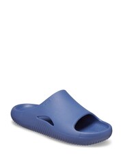 Crocs Blue Mellow Recovery Slides - Image 2 of 6