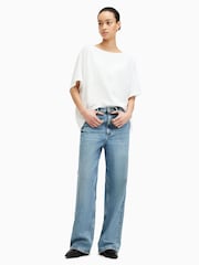 AllSaints White Lydia T-Shirt - Image 2 of 7