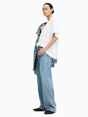 AllSaints White Lydia T-Shirt - Image 6 of 7