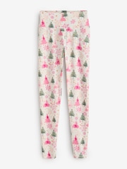 Bath & Body Works Pink/Cream Jersey Ski Pyjama Set - Image 9 of 11