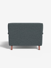 MADE.COM Basket Weave Teal Green Orson Loveseat - Image 2 of 3