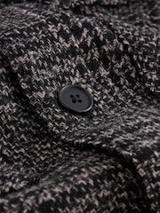 Monochrome Check Shacket Overshirt - Image 7 of 8