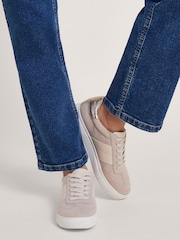 Monsoon Natural Faux Suede Trainers - Image 4 of 4