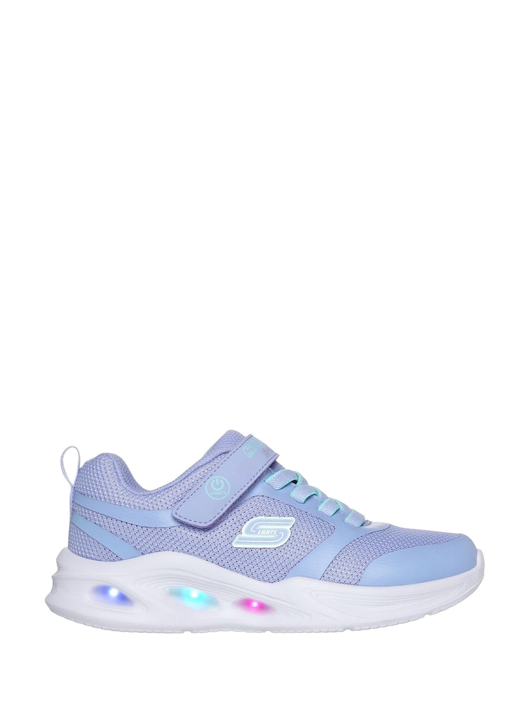 Skechers Blue Sola Glow Shoes - Image 3 of 3