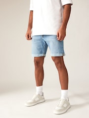 Svetlo modra - Jack & Jones kratke hlače sproščenega kroja - Slika 1 iz 5