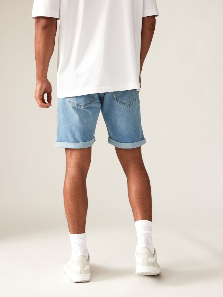 Svetlo modra - Jack & Jones kratke hlače sproščenega kroja - Slika 2 iz 5