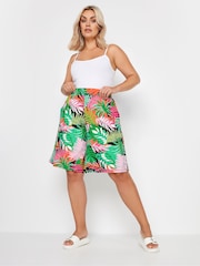 Yours Curve Black Jersey Shorts - Image 3 of 6