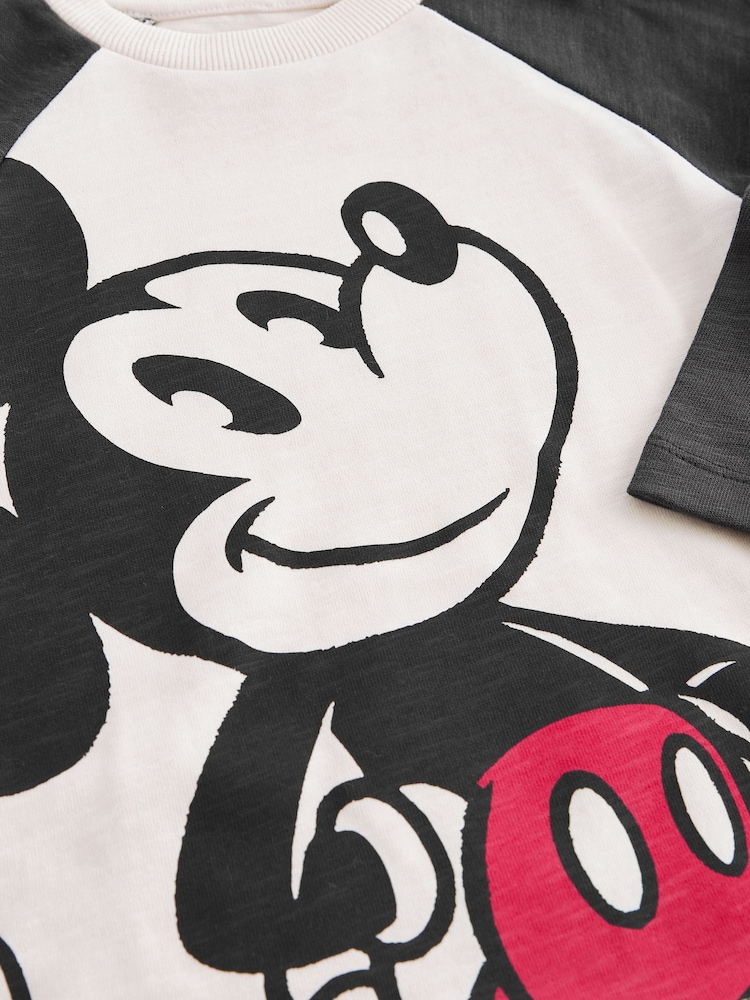 Blanco - Mickey Mouse Long Sleeve T-Shirt (3mths-8yrs) - Imagen 4 de 4