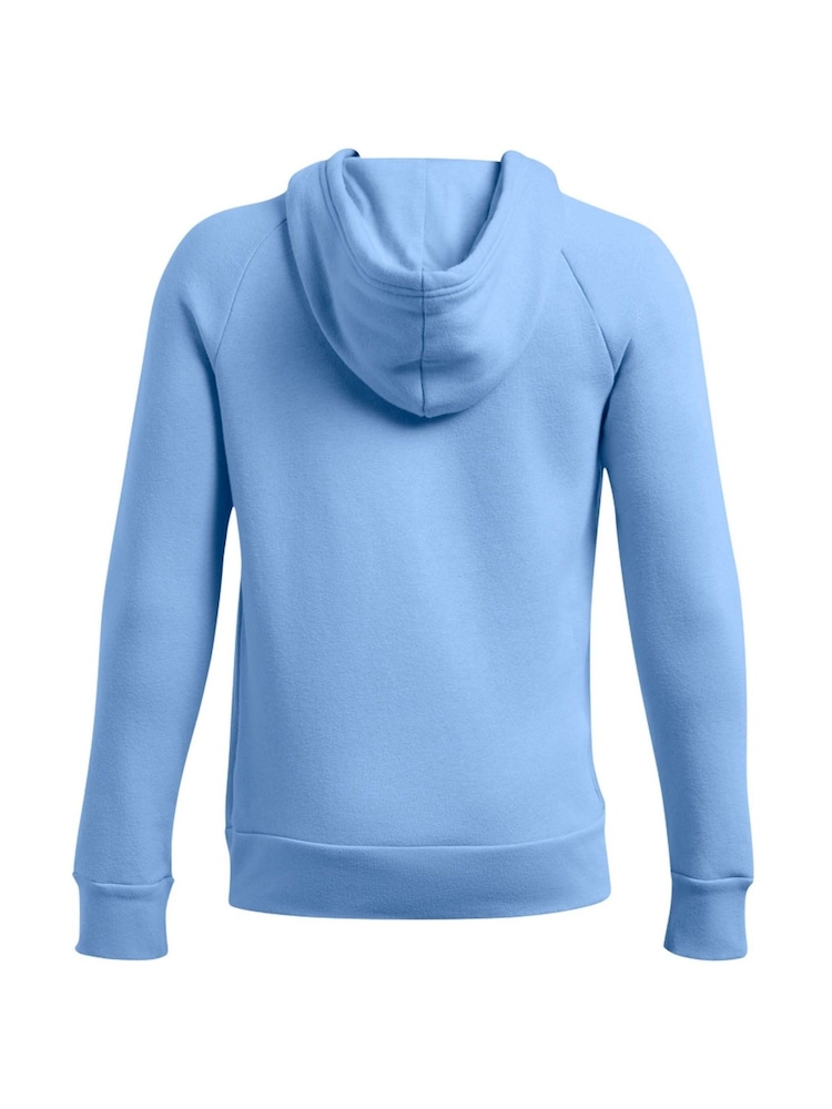 Under Armour Blue Ground Rival Fleece Hoodie - Image 2 of 2