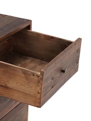 Barker and Stonehouse Brown Modi 3 Drawer Wood Buffet Storage Cabinet - Image 5 of 6