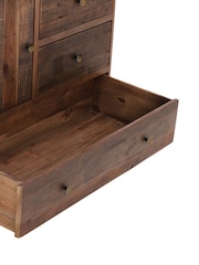 Barker and Stonehouse Brown Modi 3 Drawer Wood Buffet Storage Cabinet - Image 6 of 6