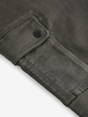 Verde caqui - Pantalones cargo elásticos de Motion Flex - Imagen 10 de 10