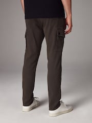 Verde caqui - Pantalones cargo elásticos de Motion Flex - Imagen 3 de 10