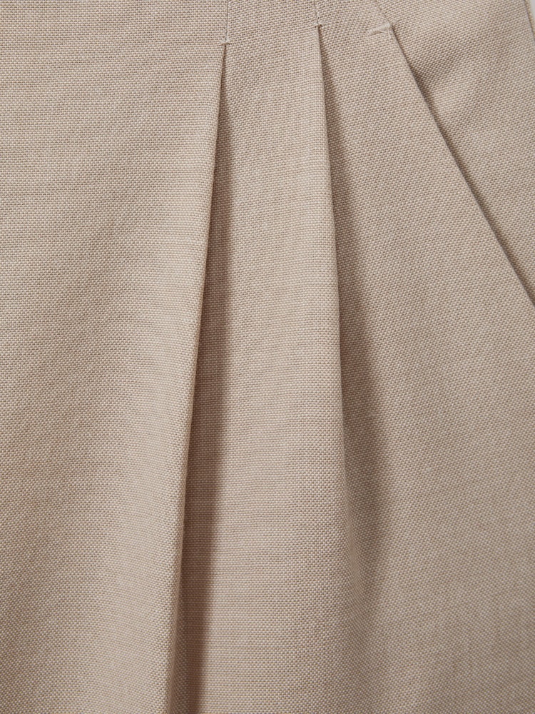 Reiss Neutral Sarai Wool Tailored Strappy Jumpsuit - Image 5 of 5