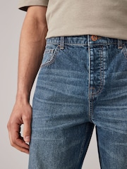 Blue Vintage Relaxed Fit 100% Cotton Authentic Jeans - Image 5 of 10