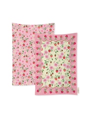 Cath Kidston Strawberry Tea 100% Cotton Towels Set Of 4 - Image 1 of 2
