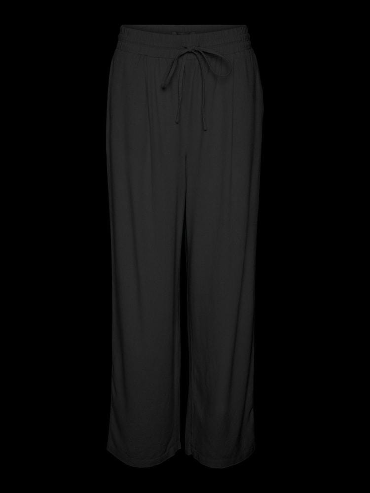 Schwarz - Vero Moda –Host aus Leinenmischung mit weitem Bein - Bild 4 von 4 Schwarz - Vero Moda –Host aus Leinenmischung mit weitem Bein - Bild 4 von 4