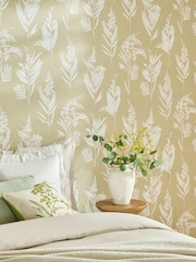 Green Equinox Leaf Khaki A4 Wallpaper Sample - Image 2 of 7