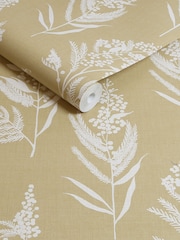 Green Equinox Leaf Khaki A4 Wallpaper Sample - Image 6 of 7