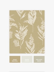 Green Equinox Leaf Khaki A4 Wallpaper Sample - Image 7 of 7