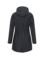 Mountain Warehouse Black Womens Cloud Burst II Textured Waterproof Jacket - Image 4 of 5
