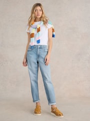 White Stuff Blue Freya Weekend Jeans - Image 4 of 7