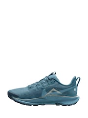Nike Smokey Blue ReactX Pegasus Trail 5 Running Trainers - Image 2 of 4