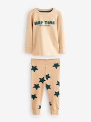 Modre/rjave - 3 Pack mehek in prijeten na dotik Pižame (9mths-8yrs) - Slika 5 iz 10
