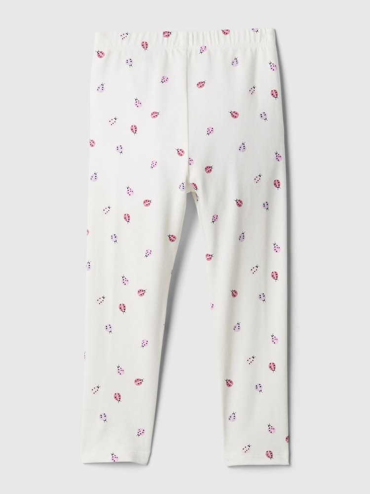 Gap White Ladybug Print Pull On Leggings (3mths-5yrs) - Image 2 of 2