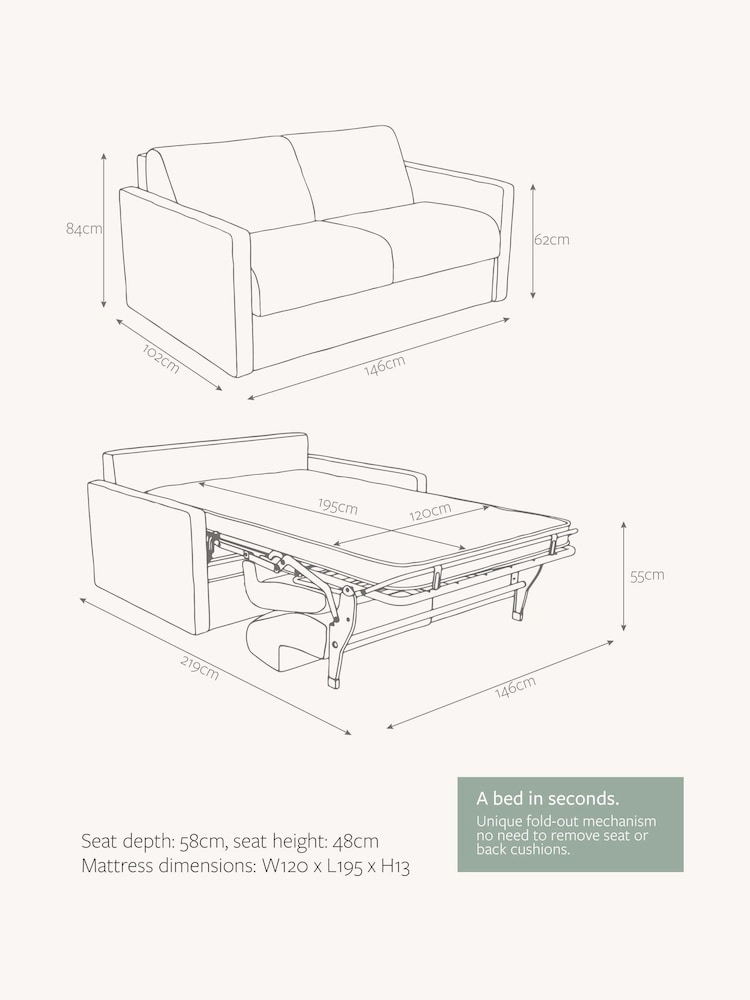 Jay-Be Luxe Velvet Bottle Green Slim 2 Seater Sofa Bed - Image 6 of 6 Jay-Be Luxe Velvet Bottle Green Slim 2 Seater Sofa Bed - Image 6 of 6