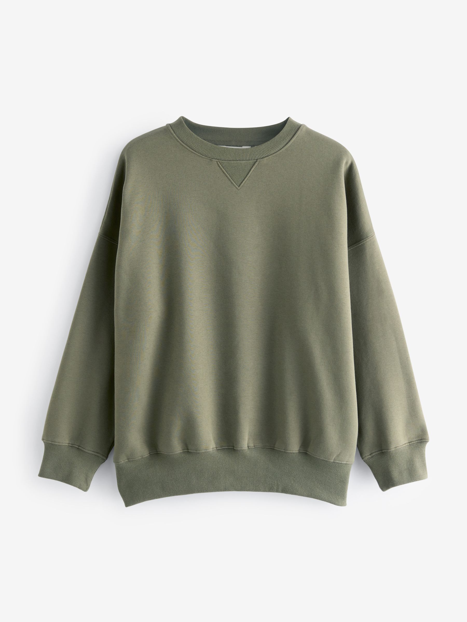 休日限定 Buy Brushed Heavyweight Fit Relaxed Oversized Green Olive トップス