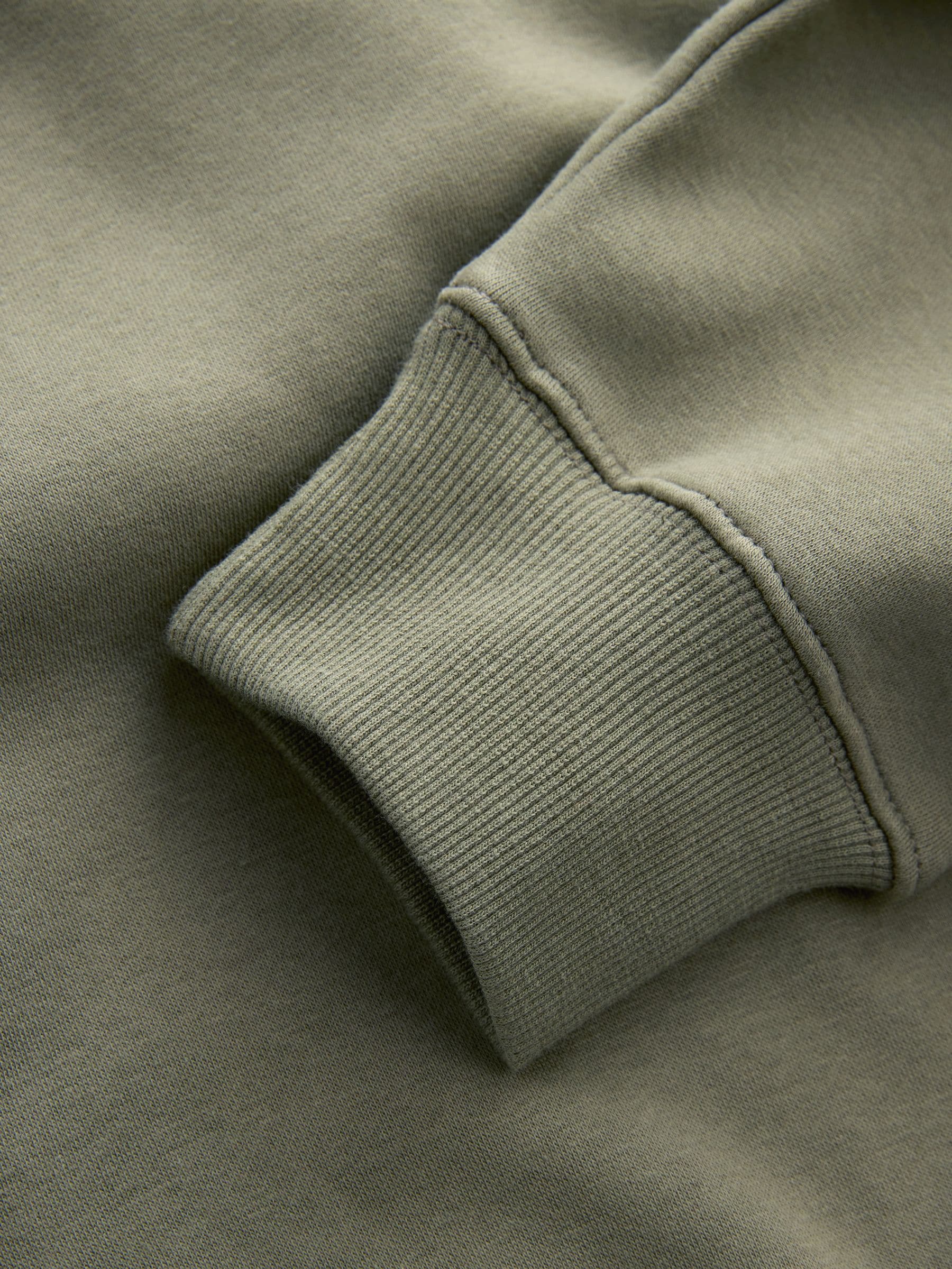 Buy Olive Green Oversized Relaxed Fit Heavyweight Brushed
