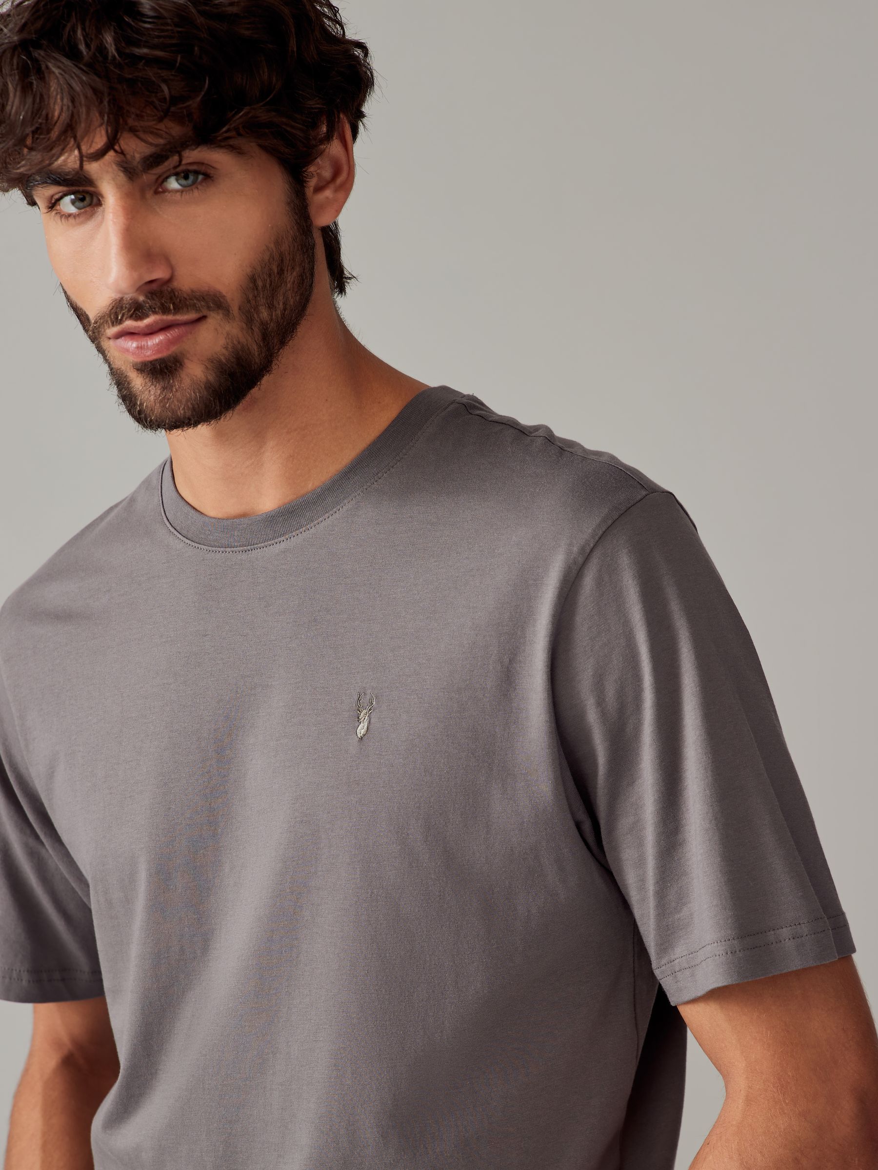 Buy Brown/Cream/Rust/Neutral Regular Fit T-Shirts 4 Pack