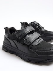 River Island Black Boys Velcro Sporty Trainers - Image 2 of 4