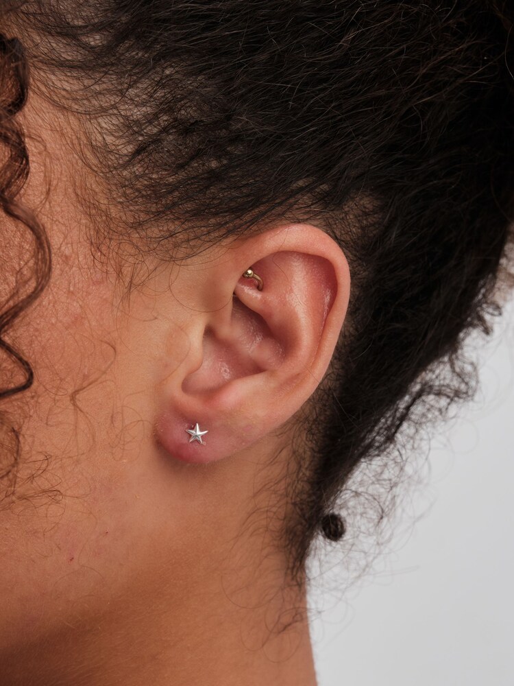 Clous d'oreilles Simply Silver motif étoile - Image 4 de 4